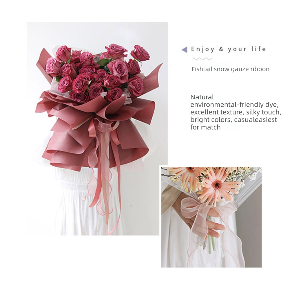 2pcs Pita Kain Kasa Ekor Ikan  - Florist Wreath Supply ulasan dan harga